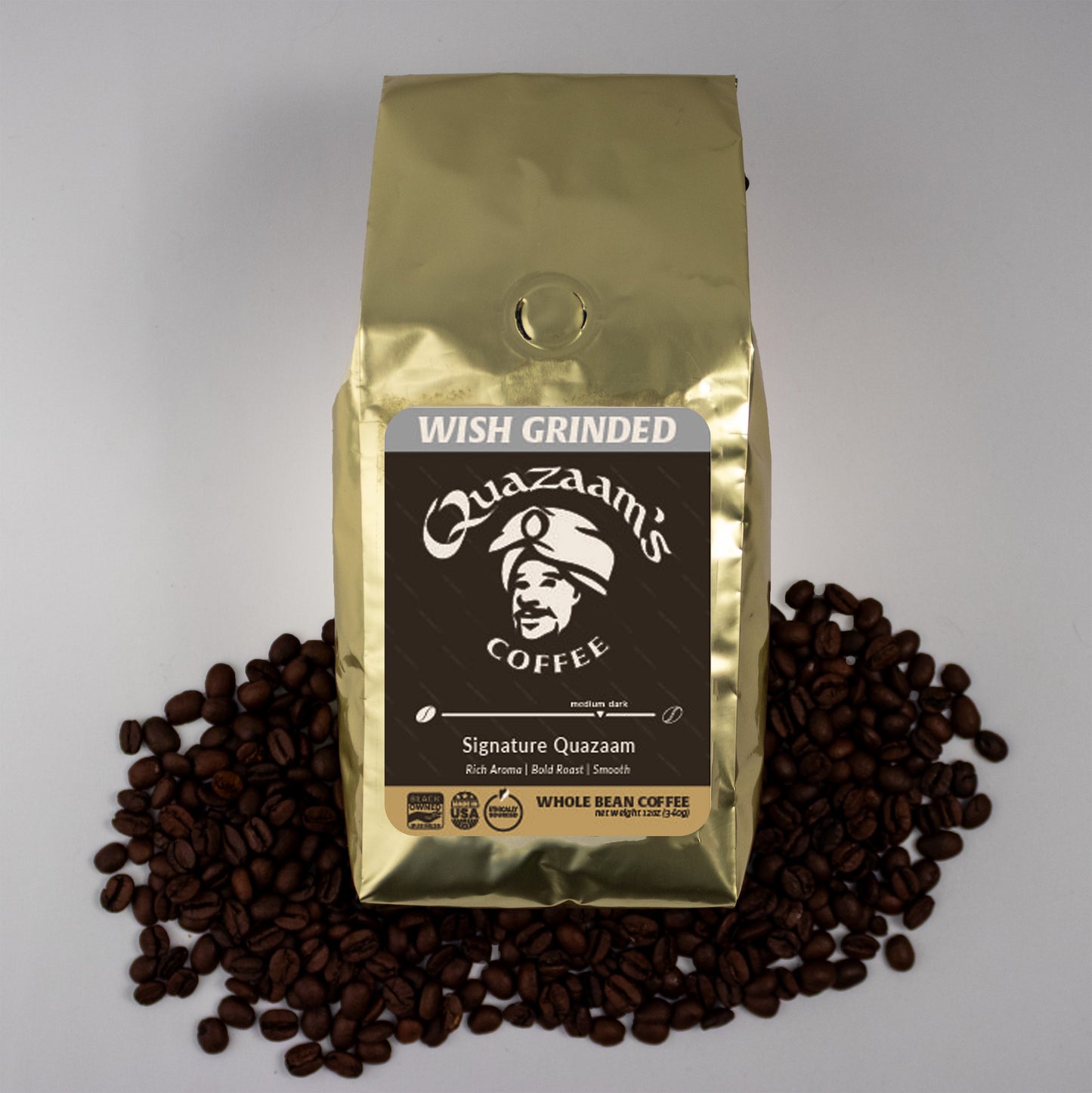 Signature Quazaam Coffee | Ground & Whole Bean | Medium-Dark Roast